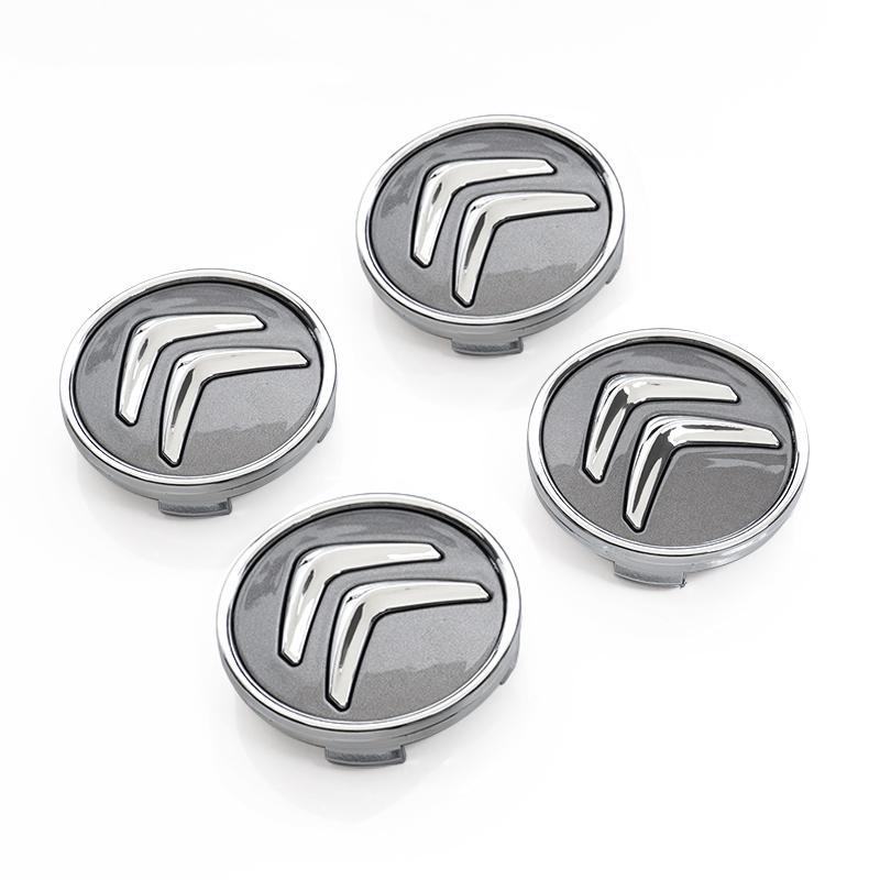 4Pcs 60mm Car Wheel Center Hub Caps For Citroen C4 C3 C2 Berlingo Xsara Picasso Car Tire Center Decoration Stickers Accessories