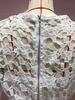 Женское кружевное платье с длинным рукавом и воротником-стойкой, 2025 - 5 цветов, асимметричный дизайн