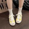 Retro women's new summer lace-up versatile casual fashion soft-soled breathable sneakers