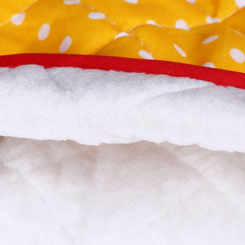 Heat Resistant Anti Hot Baking Tool Dot Mitts Thick Oven Gloves Microwave Insulation Cotton