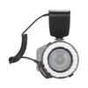HD 130 Macro LED Ring Flash Light LCD Display 3000 15000K GN15 Power Control with 3 Flash Diffusers 8 Adapter Rings for