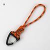 20 Styles Paracord Keychain High Strength Emergency Survival Parachute Cord Keychain  Outdoor Tool