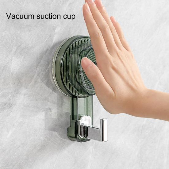 Крючок для хранения, многоразовый прочный крючок на присоске, компактный настенный крючок для ванной комнаты и кухни