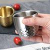 Multi-Function Stainless Steel Double Cup Durable Thicked Tea Cup Personalized Sturdy Drinking Cup Water