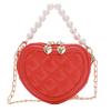 Trendy And Stylish Kids Shoulder Bag With Quilted Pattern Cute Heart For Boys And Girls
