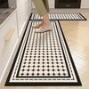 Carpet for Kitchen American Style Anti-slip Oil-proof Floor Mat Pvc Leather Waterproof Foot Mats Long Strip Home Decoration Rug