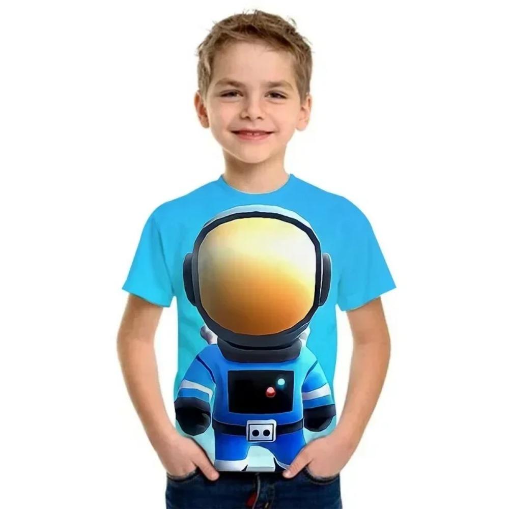 2025 Stumble Guys 3d Printed Kids T Shirt Boys Girls Harajuku Shirt Cartoon Funny Boy Tee Tops Wednesday Children's Clothing