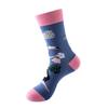 Носки мужские Animal Zhuji Color, модные фирменные носки, хлопковые, средние, модные мужские носки для женщин
