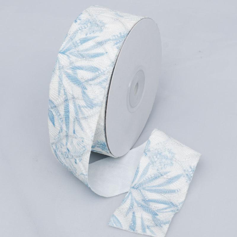 DIY Decorative Embellishments Romantic and Cozy Ancient Lace Printed Ribbon Diy Bow Handmade Decorative Ribbon Gift Cake Bouquet Packaging Ribbon