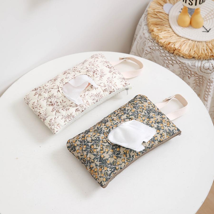 Bedside Diaper Bag Cotton Baby Disposable Diaper Wet Tissue Storage Bag Handbag Baby Boys Girls Bottle Trolley Hanging Bag New