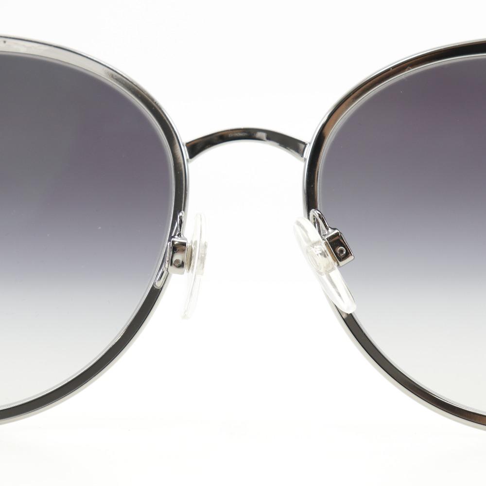 CHANEL sunglasses 4206 Silver / blue plastic Women Used