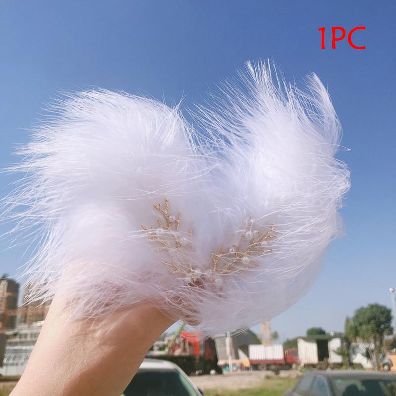 1 шт. Белое перо феи боковая заколка новая заколка для волос аксессуар для волос для девочки украшения для волос свадебная шпилька тиара заколки