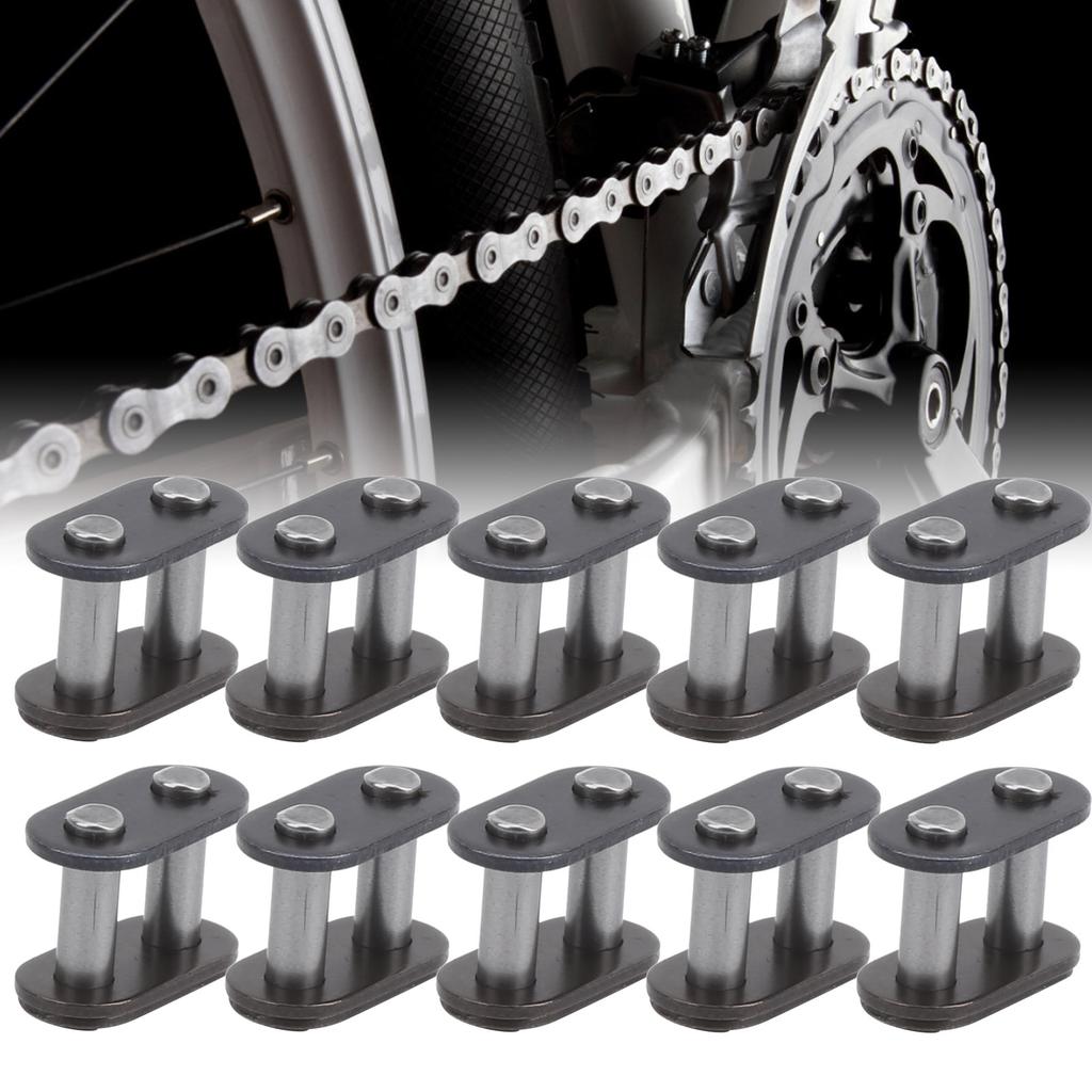 10 шт. Соединительное звено цепи T8f Стальные Износостойкие Соединители Легкие Прямая Замена