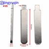 Jingyuqin #25 Blade Remote New Arrival HU83 Blank Key Replacement Uncut Blade For Honda Accord Fit Sidi Civic Odyssey For BYD F6
