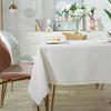 Классические белые кружевные скатерти прямоугольные пыленепроницаемые чехлы для стола для гостиной кухни обеденного стола стола для пикника столешницы домашние украшения