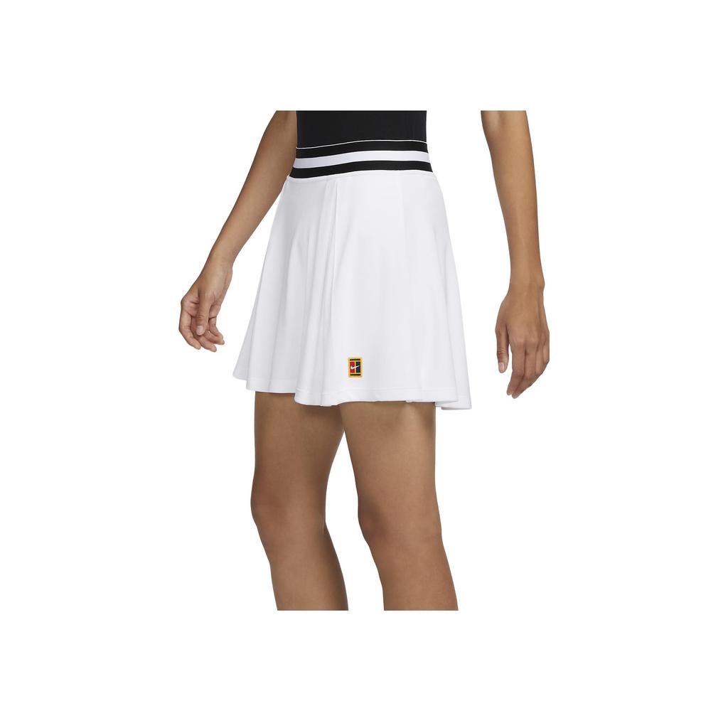 Nike Court Dri-FIT Heritage Однотонная Юбка-шорты Теннисные Шорты Женские шорты Белый FB4154-100