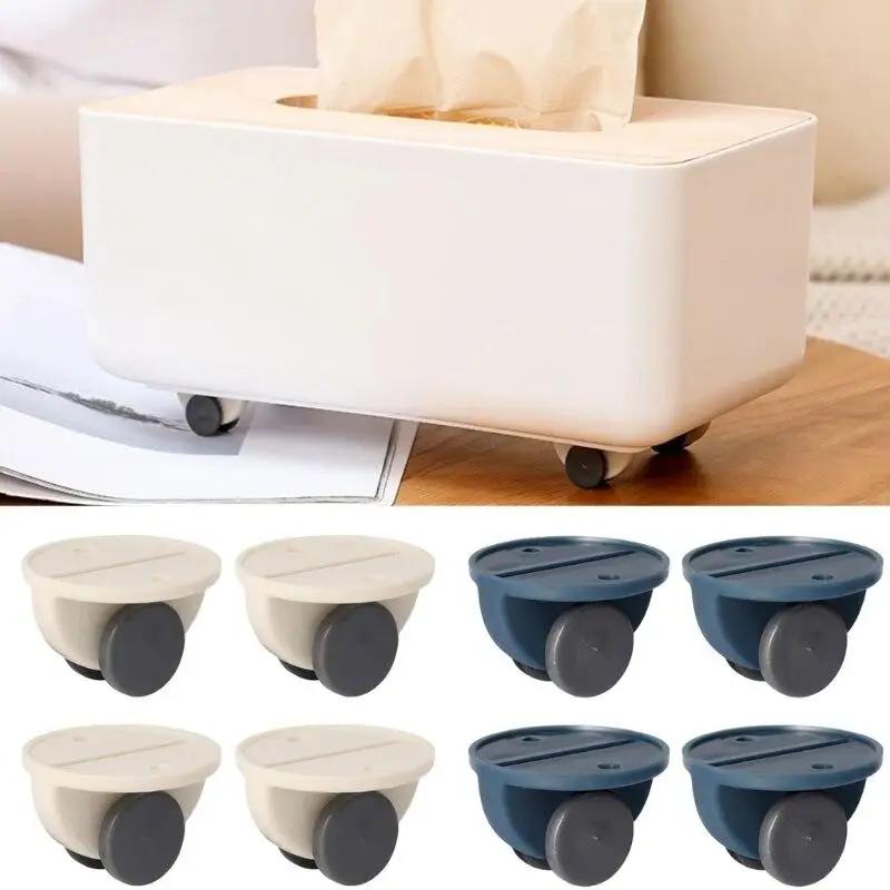 4 шт./компл. самоклеящиеся поворотные ролики универсальные мебельные колеса роликовые для хранения