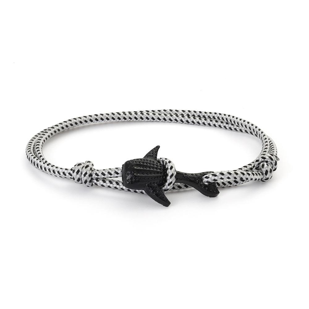 Модные нейлоновые браслеты для мужчин и женщин, парные подарки, плетеный браслет, мужской браслет, веревочный сплав, крючок, якорь, браслет