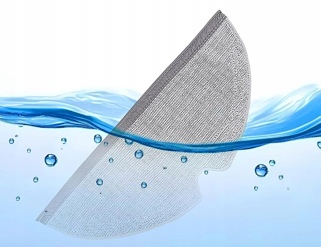 Mops, Cloths, Covers for Roborock S5 Max, S6, S6 Max V, Q5, Q7 - 2 pcs