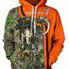 Deer Hunter Comfortable Print Hoodies Fashion Sweatshirt Mens Clothing Casual Pattern Hoodie Street Fashion Autumn Tiki Style