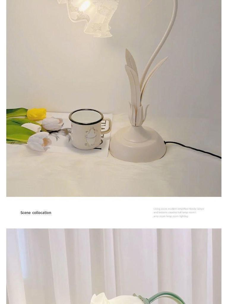 Romantic LED Bedside Table Lamp – Ideal Girl's Birthday Gift & Bedroom Atmosphere Light