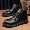 Мужские ботинки Мартин большого размера, лидер продаж осенью и зимой, модные ботинки Чжунбан, универсальная ретро мужская обувь в носках