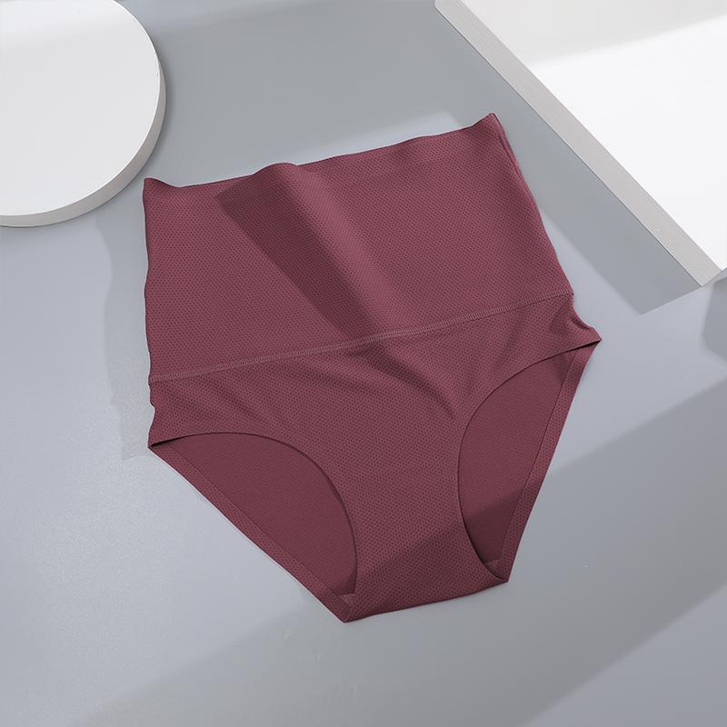 FINETOO Высокая талия бесшовные корректирующие трусики антибактериальные женское нижнее белье мягкие трусы с промежностью для женского нижнего белья корректирующее белье
