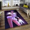 1pc KPop Demon Hunters ZOEY1 Design Area Rug - Non-Slip, Soft & Cozy Floor Mat for Living Room, Bedroom, Office - Indoor/Outdoor Decorative Carpet