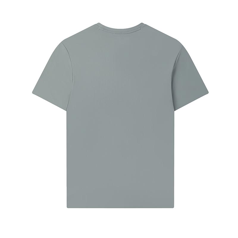 FILA T Shirts Men's Cloud Blue Crew Neck Moderate Straight Fit F11M532113FBU