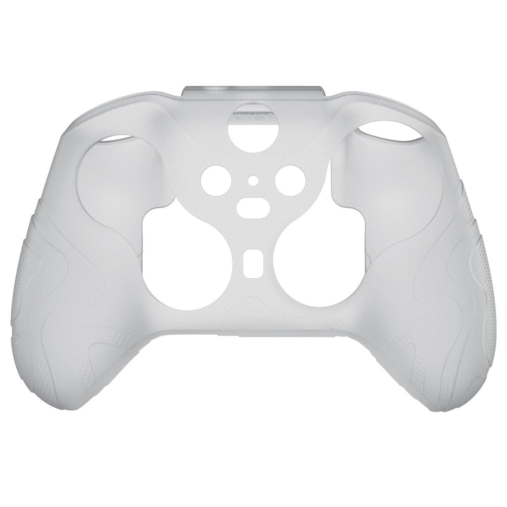 PlayVital Mountain Range Edition Silicone Cover for Xbox Elite Wireless Controller Series 2 Elite Series 2 with Thumb Grips Clear White & Core,