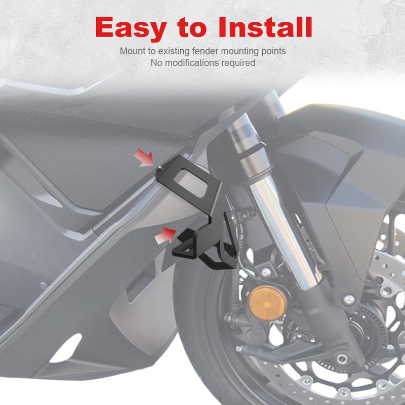 Motorcycle Steel Auxiliary Light Mounting Brackets Front Pod Light Bar Mount Forza 750 2024 2025 2026 For Honda