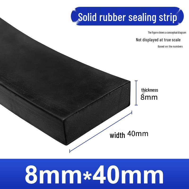Nitrile Rubber Strip: Oil & Pressure-Resistant Shock Absorbing Glass Pad for Sealing & Joint Support