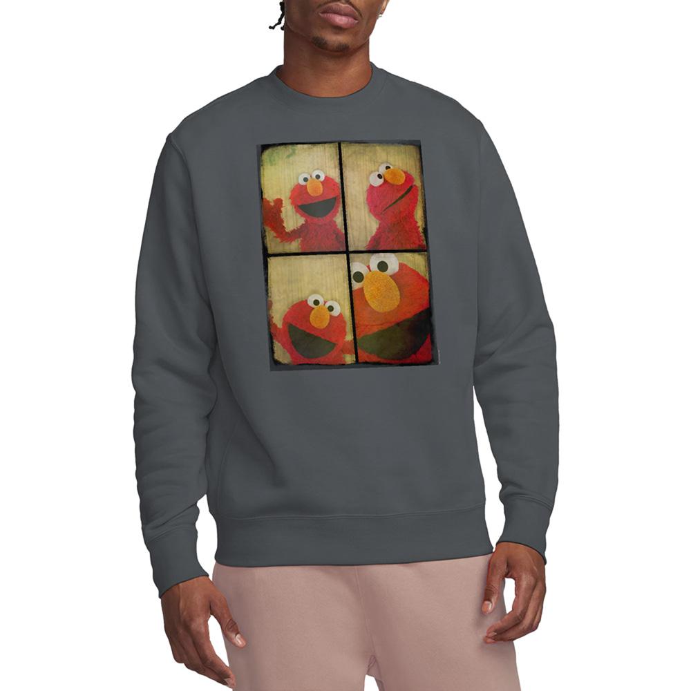 Sesame Street Unisex Adult Elmo Photobooth Sweatshirt