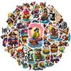 35pcs-50pcs Adventure Pirate Stickers Cartoon Ocean Pirate Stickers Adventure Stickers For Notebook Luggage Mobile Phone Cup