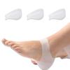 Douyin Women's Invisible Silicone Heel Pads - Transparent, Anti-Slip, Height Boosting Insoles