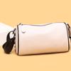 First Layer Cowhide Women's Bag Shoulder Bag Spring New Simple and Fashionable Wide Shoulder Strap Messenger Bag