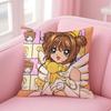 Чехол на подушку Cardcaptor Sakura Удобный двусторонний чехол Идеально подходит для автомобиля, дивана, спальни и многого другого