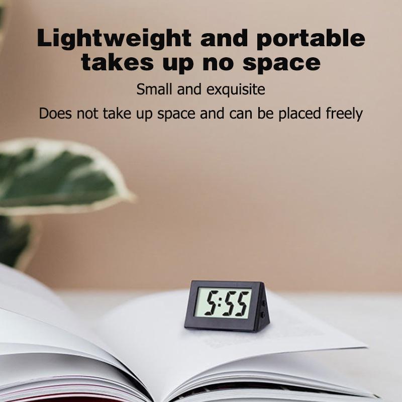 Минималистичные мини электронные часы бесшумный настольный дисплей времени электронный будильник микро часы для рабочего стола домашнего офиса учебы
