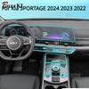 Для Kia SPORTAGE 2024   Аксессуары Пленка для салона автомобиля прозрачная TPU Панель переключения передач Центральная консоль Защитная от царапин наклейка