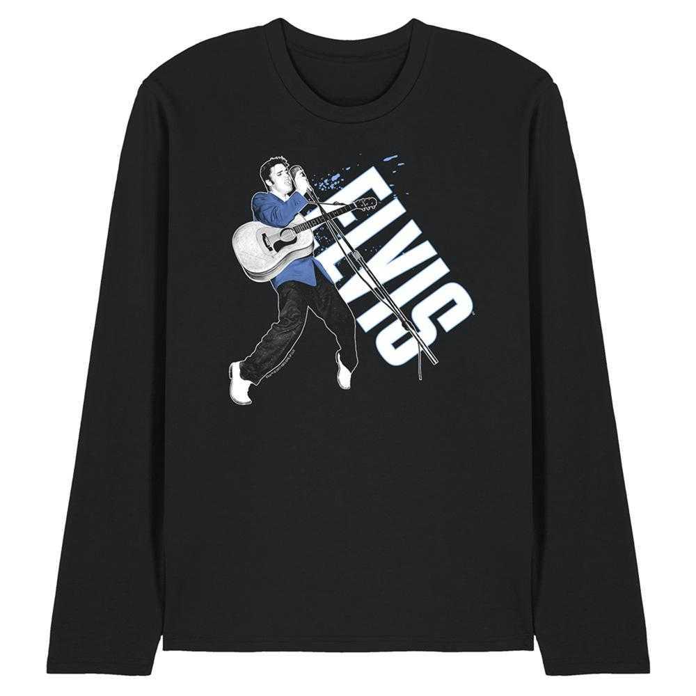 Elvis Presley Unisex Adult On His Toes Long-Sleeved T-Shirt