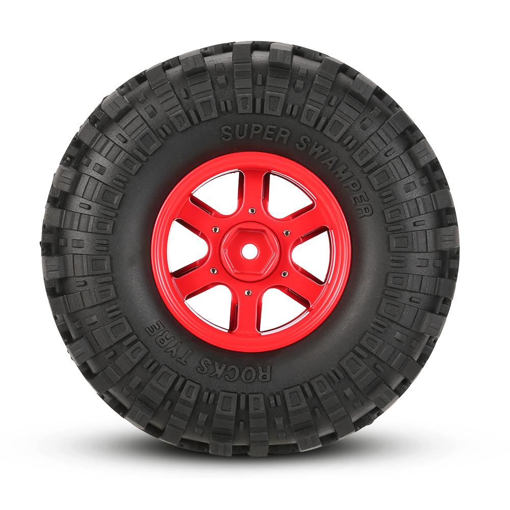 4 шт. AUSTAR AX-4020B 1,9-дюймовые 110 мм 1/10 гусеничные шины для скал с легкосплавным ободом для D90