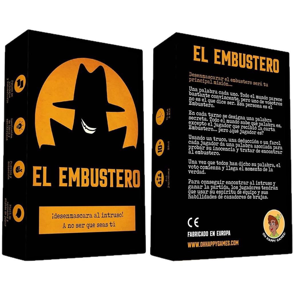 El Embustero Испанская Карточная Игра для Вечеринок Веселая Интерактивная Настольная Игра для Семейных и Дружеских Встреч Развлечение