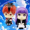 10cm Anime Character Frieren: Beyond Journey'S End Handmade Q-Version Big Head Frieren Sitting Doll Desktop Ornament Gift