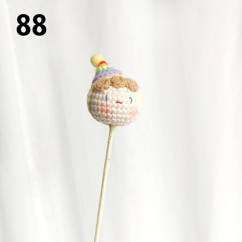 Подарок на День Учителя Подсолнух Вязаный Цветок Вязаный Цветок Ручной Работы Букет Домашний