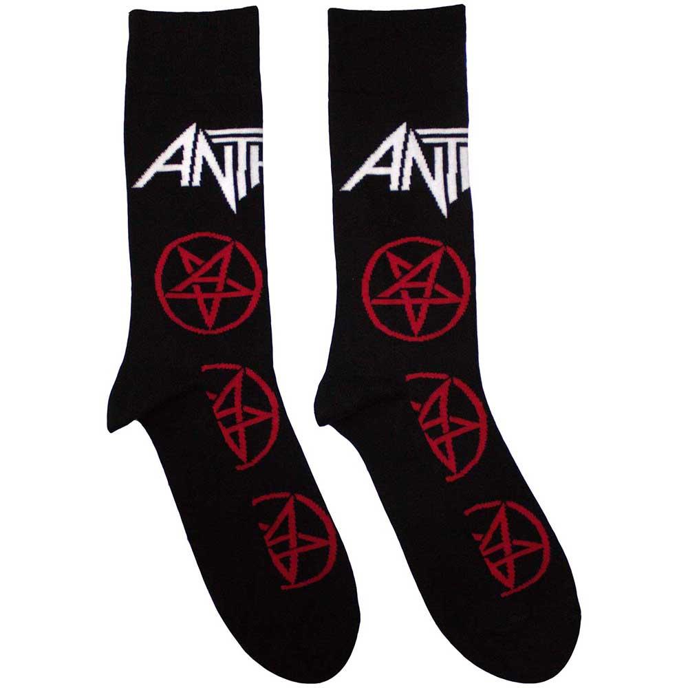 Носки унисекс для взрослых с рисунком «Пентатракс» от Anthrax
