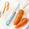 Non-slip Vegetable Fruit Peeler 2 in 1 Peeling Knife Grater Stainless Steel Melon Planer  Carrot