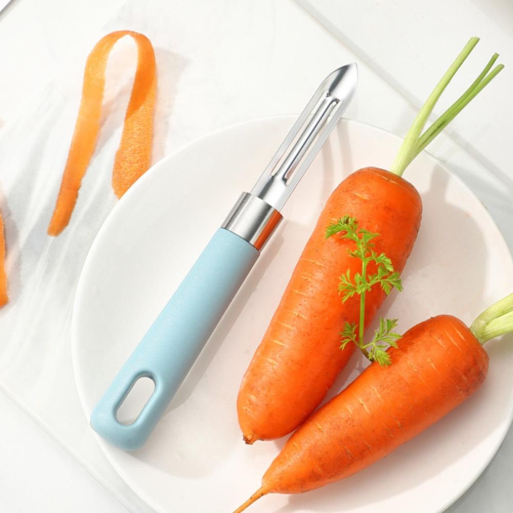 Non-slip Vegetable Fruit Peeler 2 in 1 Peeling Knife Grater Stainless Steel Melon Planer  Carrot