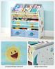 Shelf for Children's Room, Toy Shelf with 7 Storage Boxes Made of Fabric, Shelving, Children's