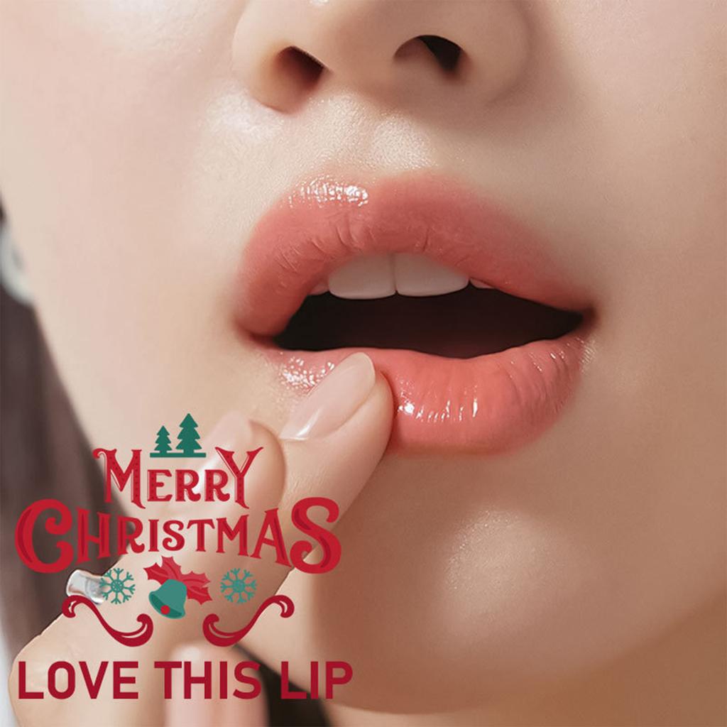 Рождественский подарочный набор бальзамов для губ, 3 фруктовых аромата, увлажняющий бальзам для сухих потрескавшихся губ, в изысканной упаковке, подарок для ухода за губами для женщин и мужчин.