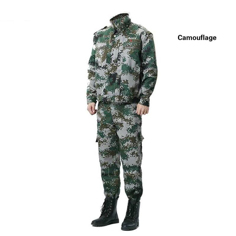 Military Uniform Tactical Clothing Men Special Forces Airsoft Soldier Training Combat Clothes Jacket Set Camouflage